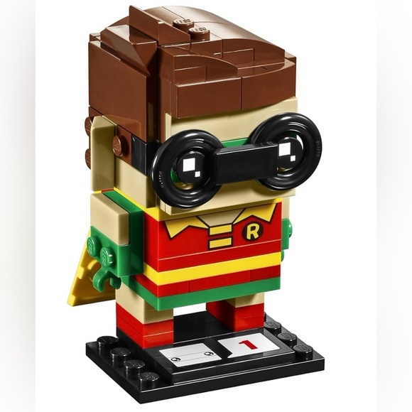 NWT NIB LEGO BrickHeadz DC Robin 3 41587 101 pcs Retired Model Collectible HTF - Picture 3 of 4